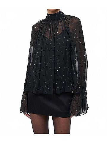 STAUD Roux Top in Black (view 2)