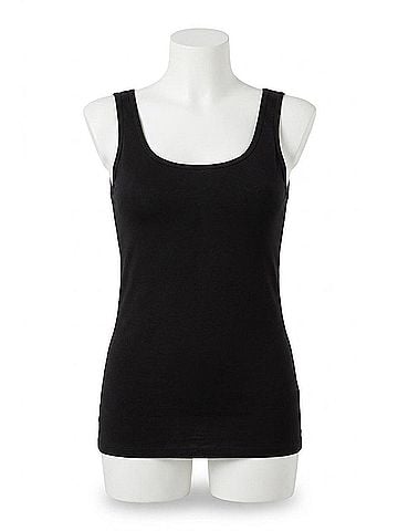 French Kyss Tank Top in Black (view 1)