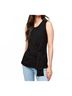 Karen Kane Solid Black Bevin Side Drape Top in Black Size XS - photo 5