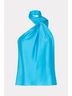 Milly Blue Jen Satin Top in Sky Blue Size M - photo 4