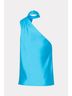 Milly Blue Jen Satin Top in Sky Blue Size M - photo 5