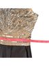 Aidan Mattox 100% Polyester Solid Black Tan Jumpsuit Size 4 - photo 7