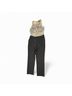 Aidan Mattox 100% Polyester Solid Black Tan Jumpsuit Size 4 - photo 14