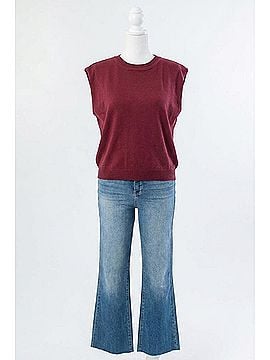 THML Studded Sleeveless Top in Burgundy (view 1)