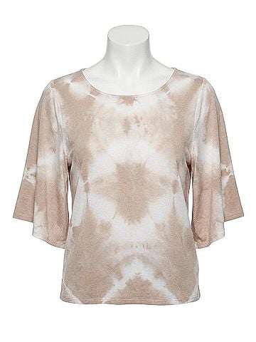 Chaser Bella Jersey Twist Back Raglan Tee in Diamond Wash (view 1)