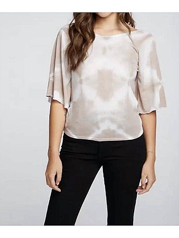 Chaser Bella Jersey Twist Back Raglan Tee in Diamond Wash (view 2)