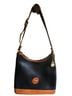Dooney & Bourke 100% Leather Animal Print Black Brown Shoulder Bag One size - photo 2