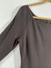 St. John Solid Brown Cocktail Dress Size 8 - photo 5
