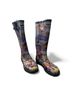 Anuschka Graphic Blue Purple Boots Size 7 - photo 13