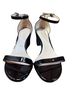 Stuart Weitzman 100% Patent Leather Solid Black Heels Size 11 - photo 1