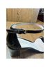 Stuart Weitzman 100% Patent Leather Solid Black Heels Size 11 - photo 7