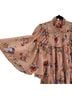 Cinq à Sept 100% Polyester Floral Pink Orange Casual Dress Size 10 - photo 4