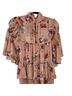 Cinq à Sept 100% Polyester Floral Pink Orange Casual Dress Size 10 - photo 9