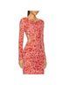 REVOLVE Solid Red White Cocktail Dress Size 2 - photo 5