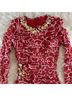 REVOLVE Solid Red White Cocktail Dress Size 2 - photo 7