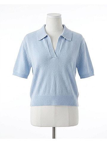 Astr Women's Brauwin Sweater in Light Blue (view 1)