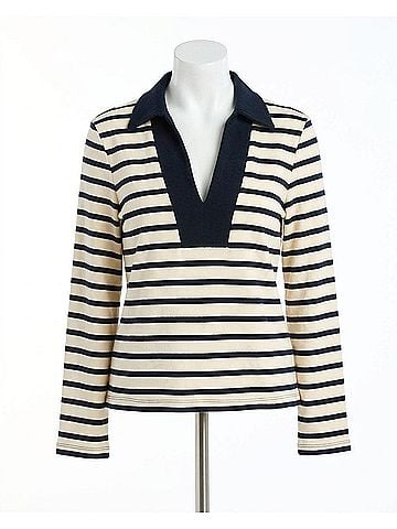Drew Women's Roy Top in Navy (view 1)
