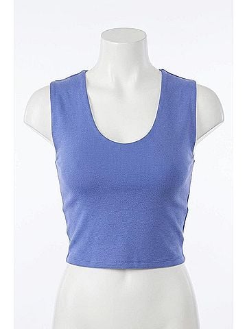 Umgee Luxeknit Scoop Neck Camisole in Slate Blue (view 1)