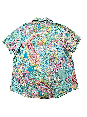 Lauren by Ralph Lauren Short Sleeve Button-Down Shirt (view 2)