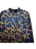 Alexia Admor Print Blue Gold Cocktail Dress Size 14 - photo 7