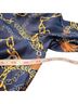 Alexia Admor Print Blue Gold Cocktail Dress Size 14 - photo 11