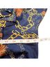 Alexia Admor Print Blue Gold Cocktail Dress Size 14 - photo 12