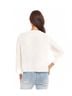 Karen Kane Solid White Daphne Drape Front Crossover Top in Cream Size L - photo 4