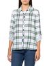 MULTIPLES Plaid Green Plaid Button Down Shirt in Green, Navy, White Size S - photo 2