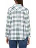 MULTIPLES Plaid Green Plaid Button Down Shirt in Green, Navy, White Size S - photo 3