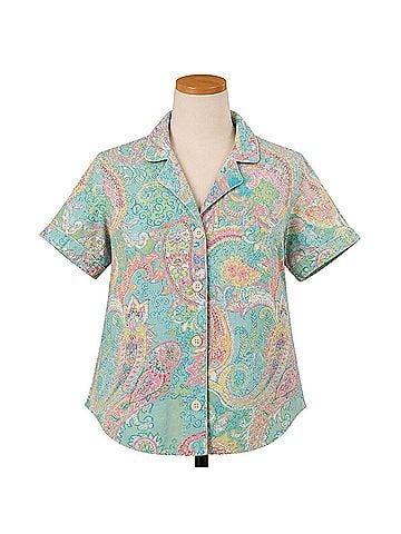 Lauren by Ralph Lauren Short Sleeve Button-Down Shirt (view 1)