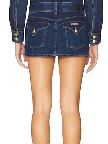 Hudson Jeans Micreaux Denim Skirt (view 2)