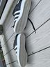 Adidas 100% Leather Black White Sneakers Size 8 1/2 - photo 4