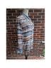 Ariat 100% Cotton Aztec Or Tribal Print White Blue Button-Down Shirt Size L - photo 5