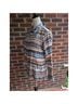 Ariat 100% Cotton Aztec Or Tribal Print White Blue Button-Down Shirt Size L - photo 4