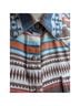 Ariat 100% Cotton Aztec Or Tribal Print White Blue Button-Down Shirt Size L - photo 6