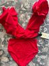Maygel Coronel Red Two Piece Swimsuit Size 12 - photo 5