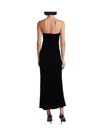 Veronica Beard Flora Strapless Bustier Midi Dress Cocktail Dress (view 2)