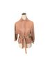 Blur 100% Leather Solid Pink Jacket Size S - photo 1