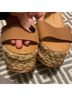 Dolce Vita Tan Brown Wedges Size 6 1/2 - photo 4