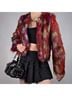 UNIF 60% Polyester 40% Acrylic 100% Polyester Multi Color Jacket Size S - photo 4