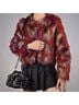 UNIF 60% Polyester 40% Acrylic 100% Polyester Multi Color Jacket Size S - photo 5