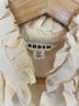 Boden 100% Silk Ivory Long Sleeve Blouse Size 8 - photo 3