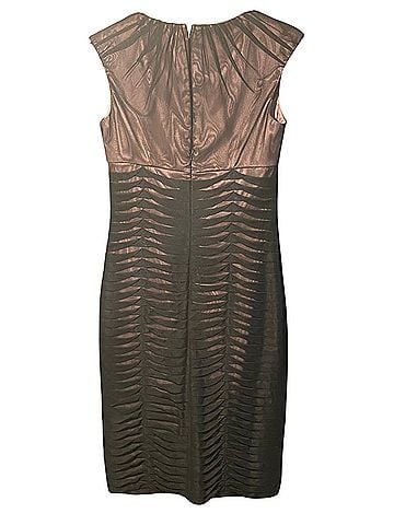 Adrianna Papell Shutter pleated sheath dress Cocktail Dress (view 2)
