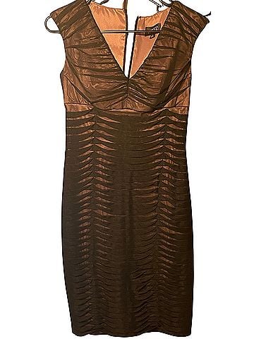 Adrianna Papell Shutter pleated sheath dress Cocktail Dress (view 1)