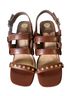 Vince Camuto 100% Leather Brown Heels Size 9 1/2 - photo 1