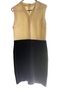 Talbots Color Block Black White Cocktail Dress Size 12 - photo 5