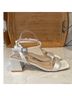 ASOS Ivory Sandals Size 10 1/2 - photo 4