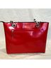 Beijo 100% Patent Leather Red Black Tote One size - photo 7