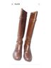 Tory Burch 100% Leather Brown Boots Size 5 1/2 - photo 3