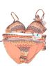 Time and Tru Floral Multi Color Two Piece Swimsuit Size L - photo 1
